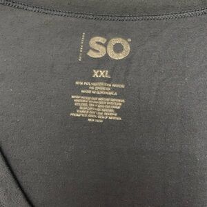 SO Black Tee XXL